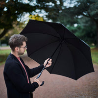 AC FARE Carbon Style Golf Umbrella | Black wS | Auto Open | 125cm Canopy | Custom Print