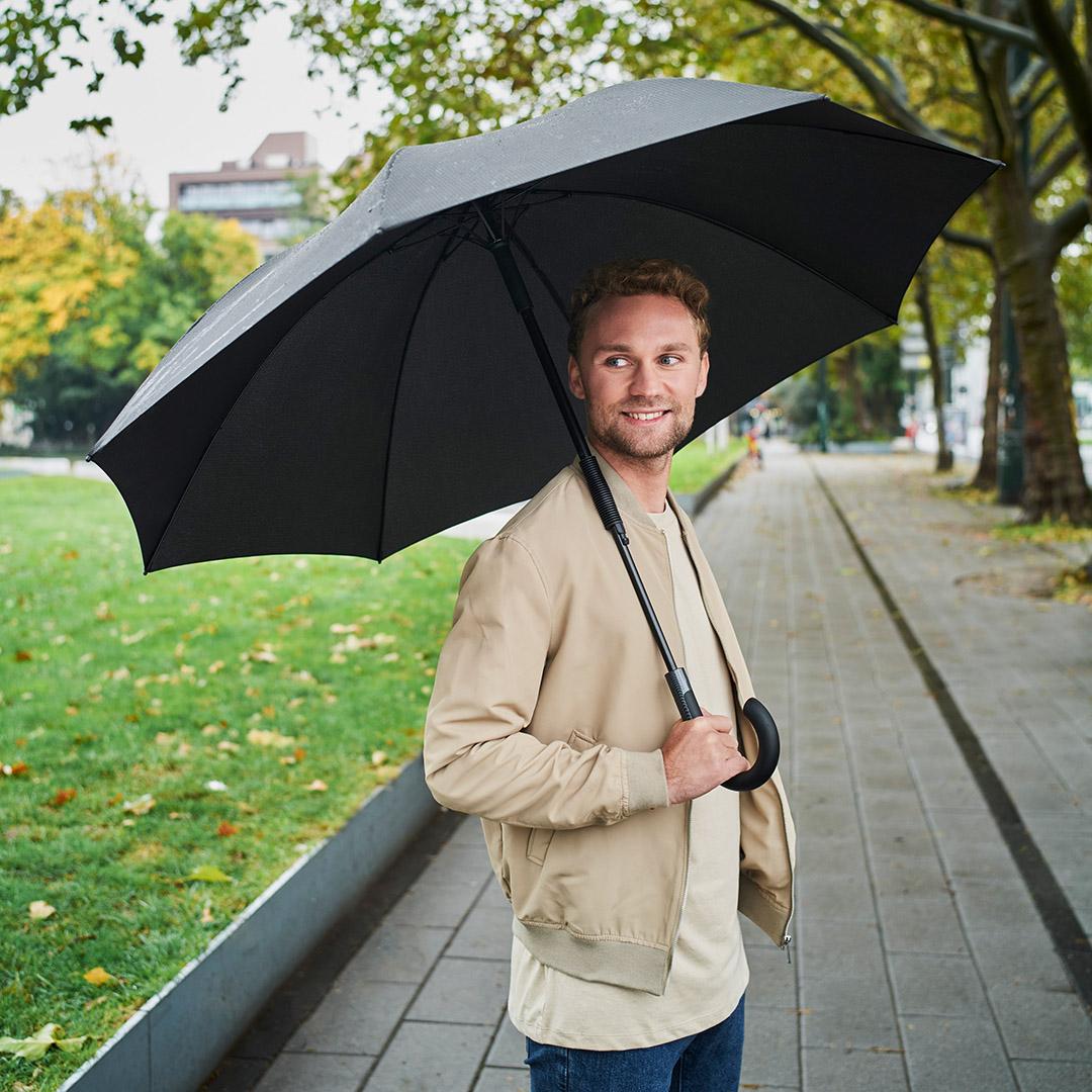 AC FARE Carbon Style Golf Umbrella | Black wS | Auto Open | 125cm Canopy | Custom Print