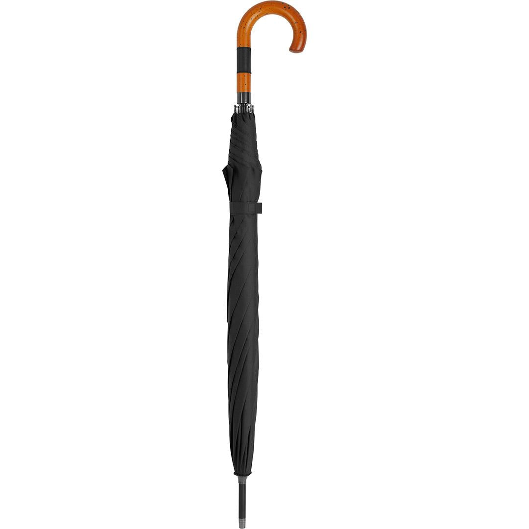AC FARE Collection Walking Umbrella | Black | Auto Open | 115cm Canopy | Custom Print