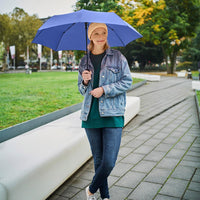 AC Folding Umbrella | 10 Colours | Auto Open | 98cm Canopy | Custom Print