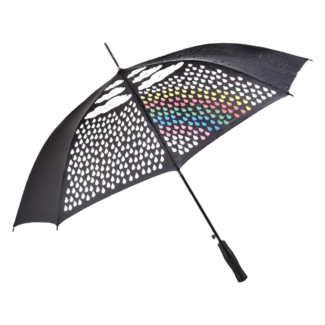 AC Colormagic Walking Umbrella | Black | Auto Open | 105cm Canopy | Custom Print