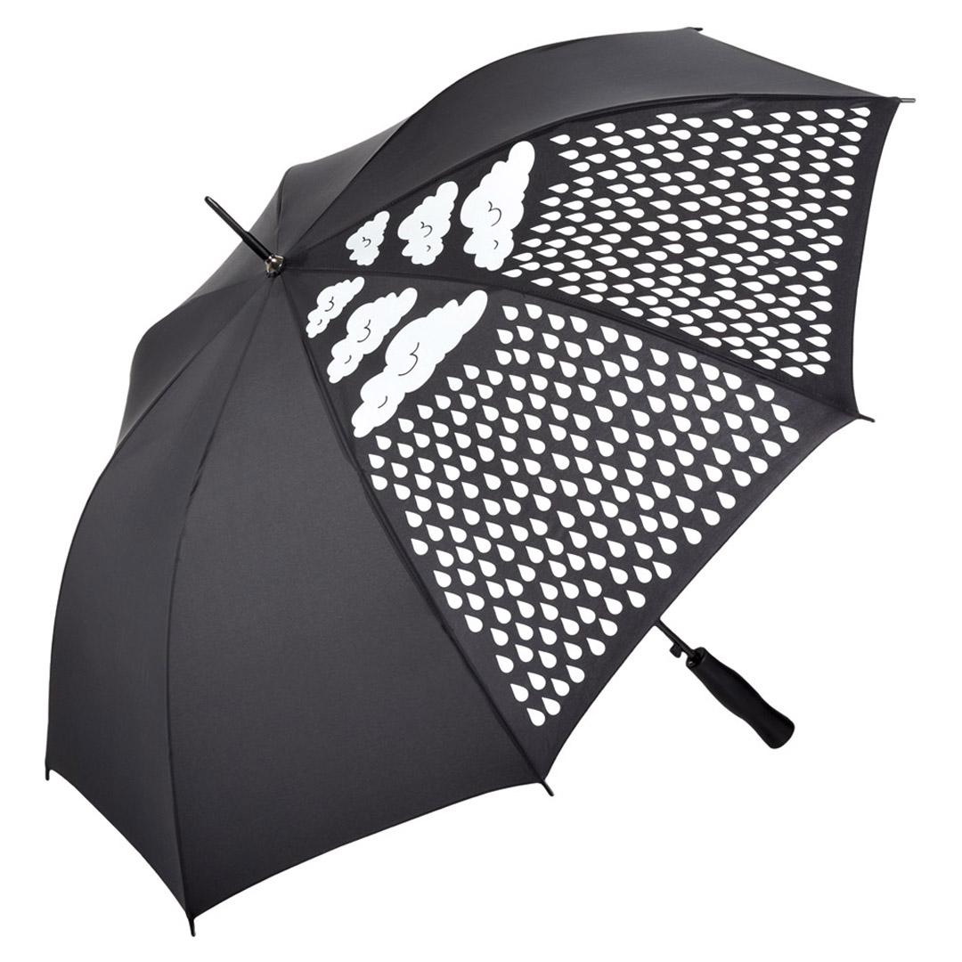 AC Colormagic Walking Umbrella | Black | Auto Open | 105cm Canopy | Custom Print