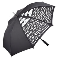 AC Colormagic Walking Umbrella | Black | Auto Open | 105cm Canopy | Custom Print