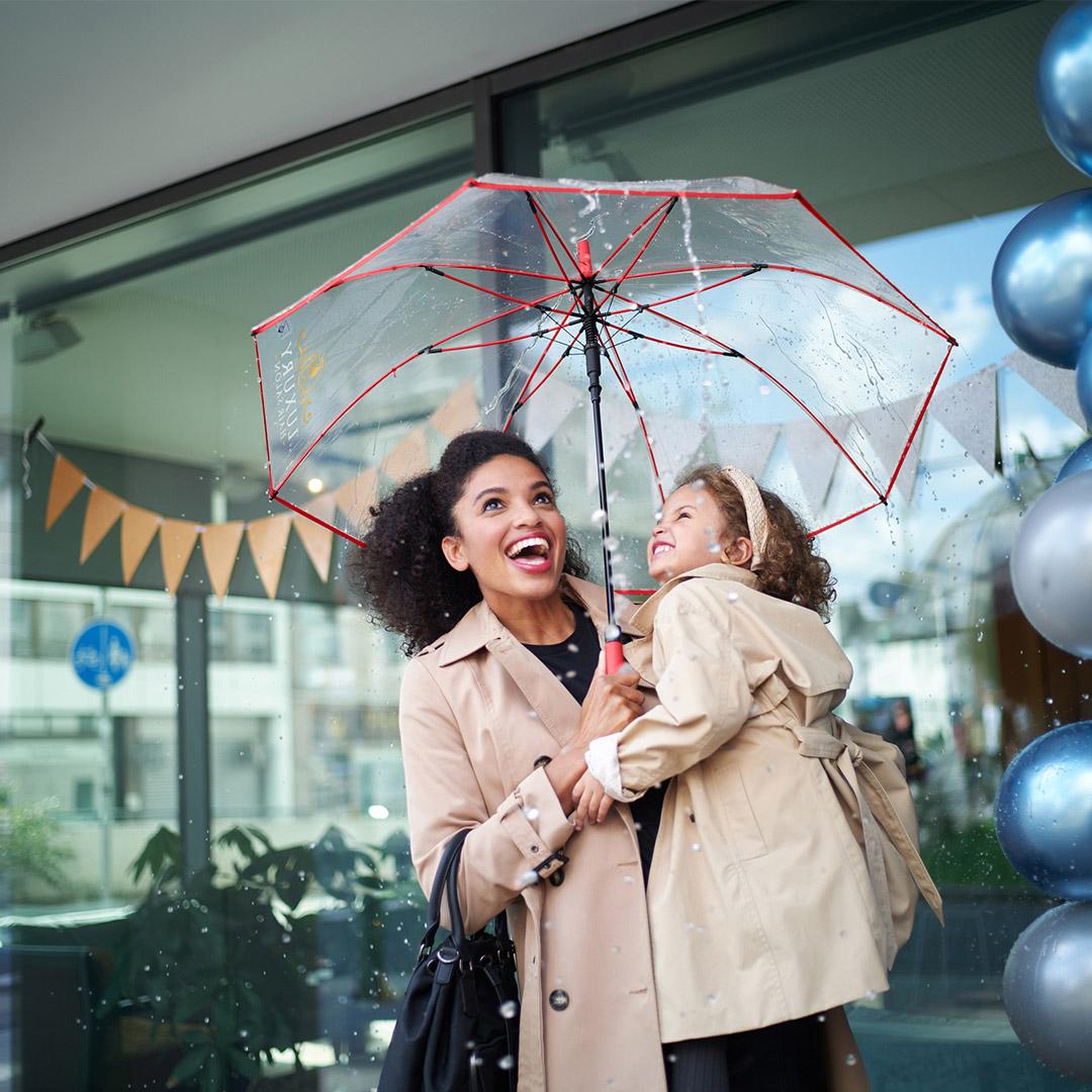 AC FARE Pure Walking Umbrella | 6 Colours | Auto Open | 105cm Canopy | Custom Print