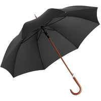 AC Woodshaft FARE Collection Golf Umbrella | Black | Auto Open | 120cm Canopy | Custom Print