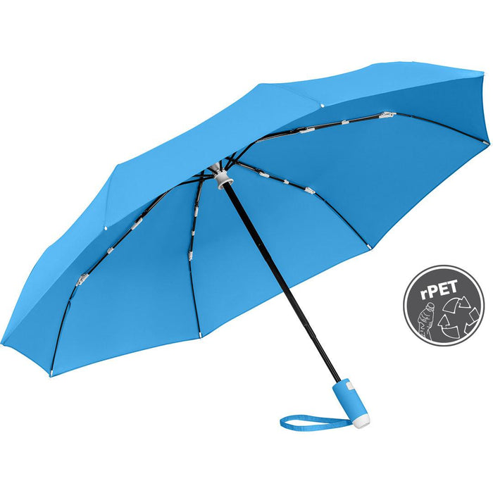 AOC FARE Whiteline Folding Umbrella - Promotional Advertising Umbrella - Umbrellaworld