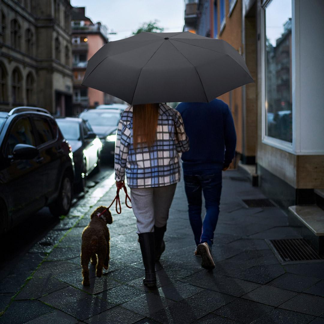 AOC Jumbo Folding Umbrella | 4 Colours | Auto Open | 116cm Canopy | Custom Print