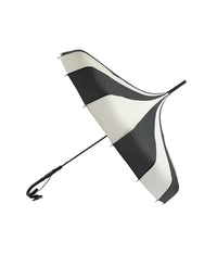 Ladies 'Olivia' Pagoda Walking Length Umbrella - Black & Cream
