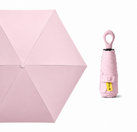 UW UPF 50+ Compact Travel Umbrella - Loop Hook