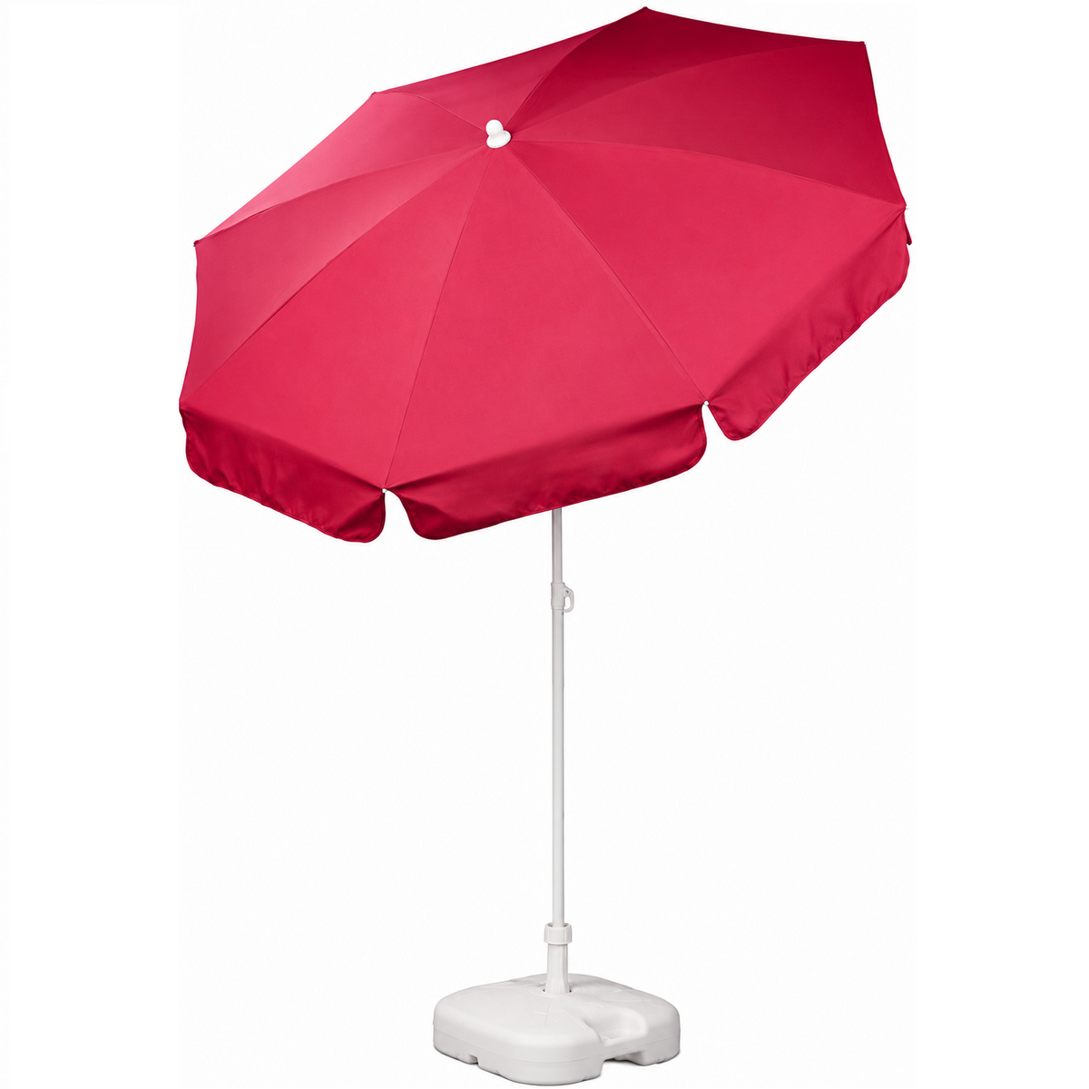 Patio Garden Beach Parasol Umbrella | 1.8m | Tilt Function | 10 Colours | Made in Italy