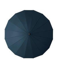 Didsbury Auto 16 Rib Walking Umbrella - Straight Wood Handle