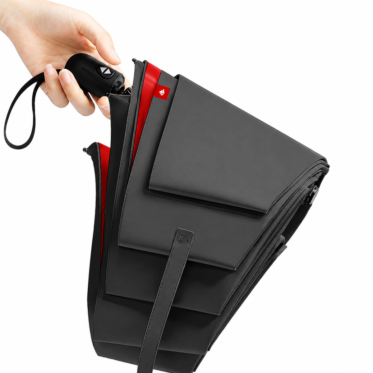 UPF 50+ Auto Supermini Travel Umbrella | Sun & Rain Protection | Easy Open | Double Canopy