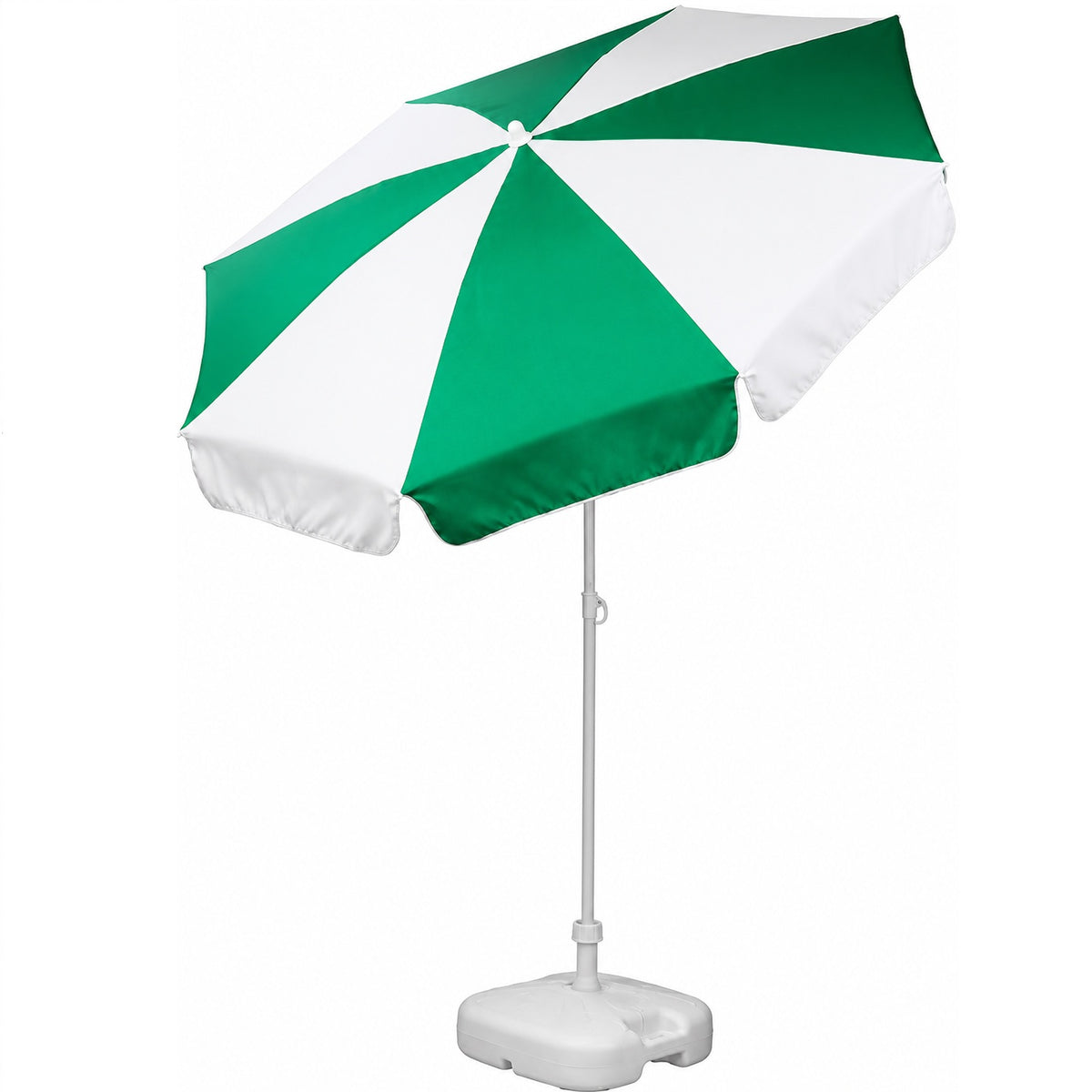 Patio Garden Beach Parasol Umbrella | 1.8m | Tilt Function | 9 Dual Colours | Made in Italy