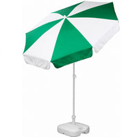Patio Garden Beach Parasol Umbrella | 1.8m | Tilt Function | 9 Dual Colours | Made in Italy