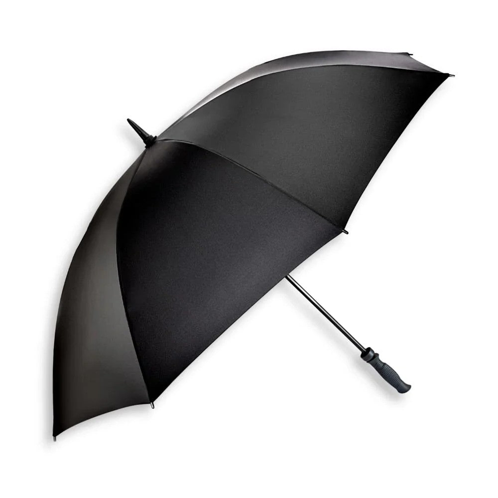 Fulton Caddie Golf Umbrella - Black | UPF 30+ Sun Protection | 132cm Canopy
