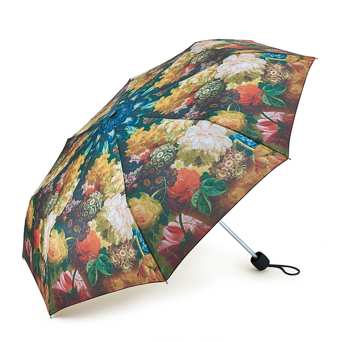 National Gallery Minilite Folding Umbrella - Flowers in a Vase | Art Print | Compact & Lightweight