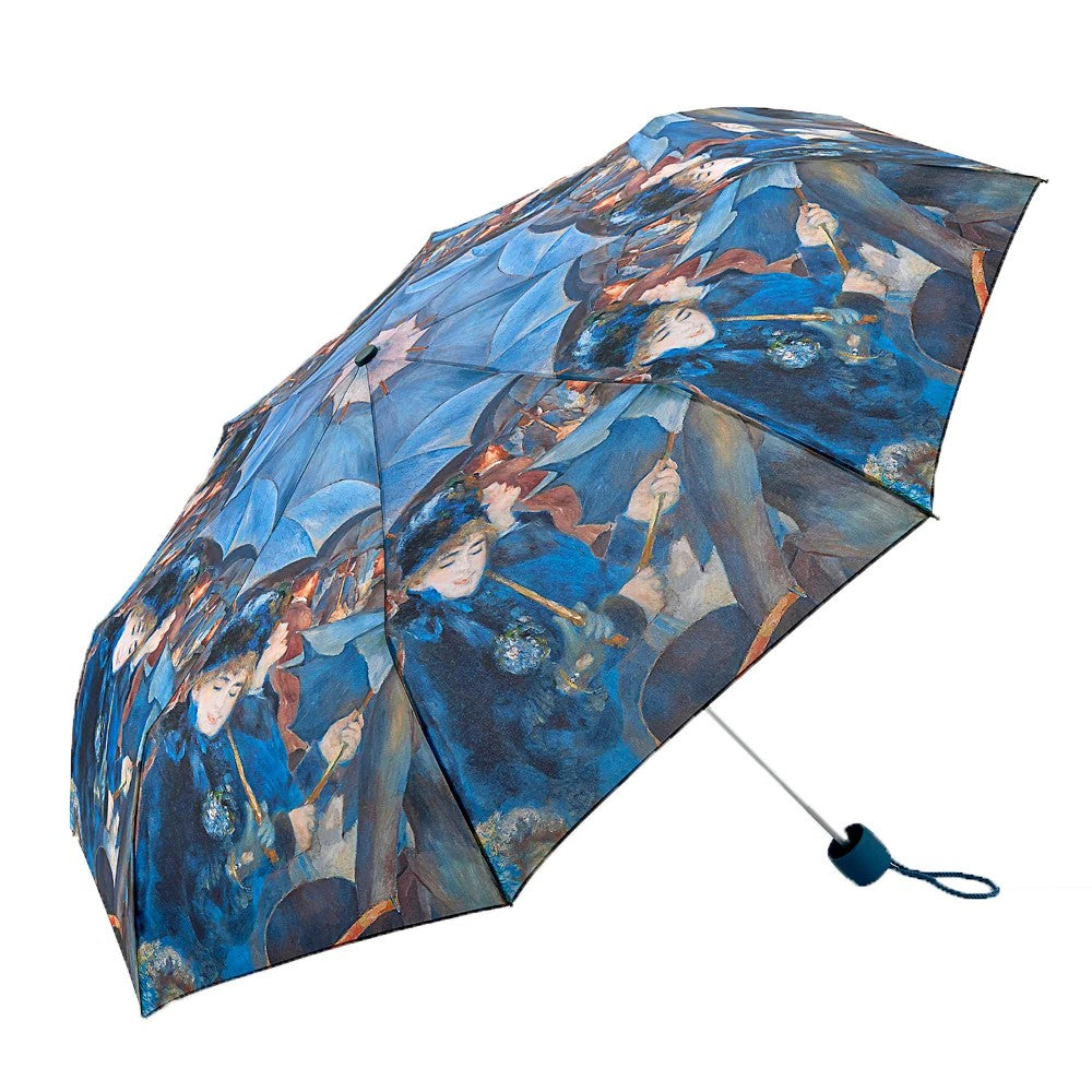 National Gallery Minilite Folding Umbrella - Renoir The Umbrellas | Art Print | Compact & Lightweight