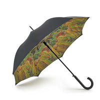 National Gallery Bloomsbury Walking Umbrella - Rousseau Surprised | Double Canopy | Auto Open