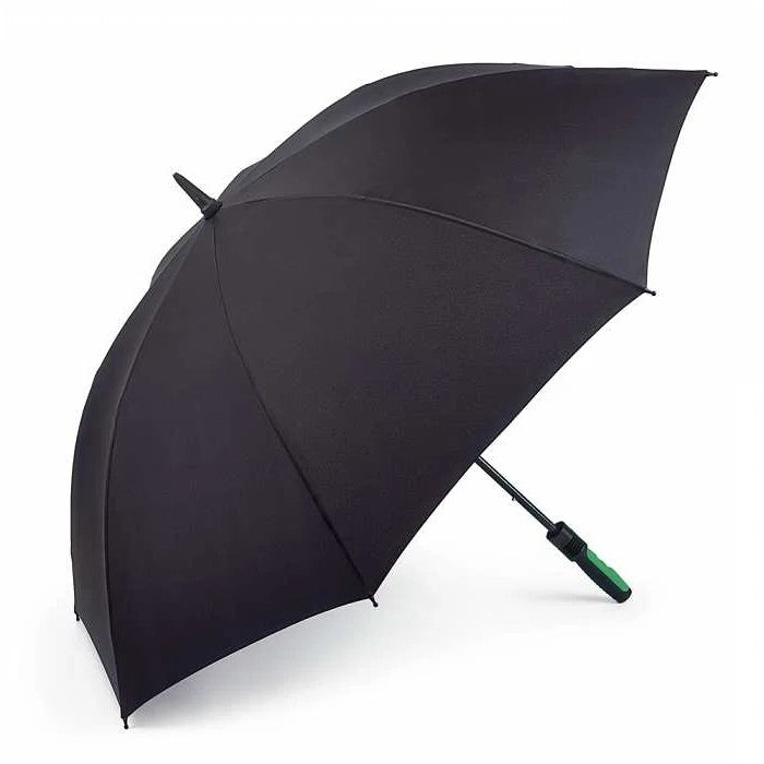Fulton Performance Cyclone Golf Umbrella - Black | Wind Tunnel Tested 78mph | UPF 30+ | 131cm Span