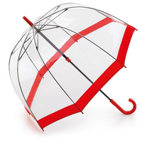 Fulton Birdcage Clear Dome Umbrella - Printed Promotional | MOQ 24 | Corporate Branding Available