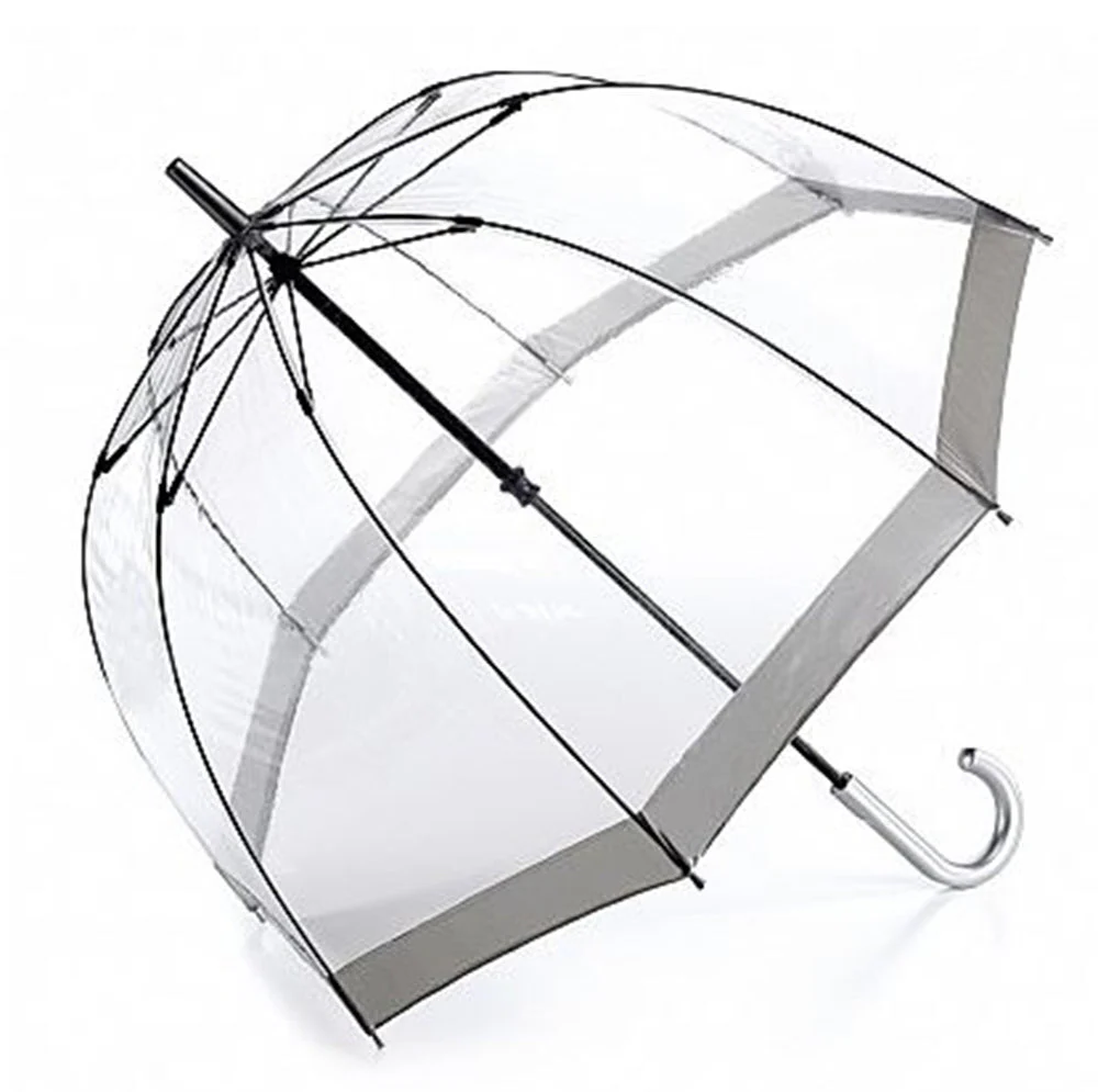 Fulton Birdcage Clear Dome Umbrella - Printed Promotional | MOQ 24 | Corporate Branding Available