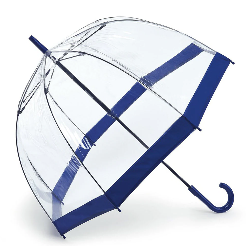 Fulton Birdcage Clear Dome Umbrella - Printed Promotional | MOQ 24 | Corporate Branding Available