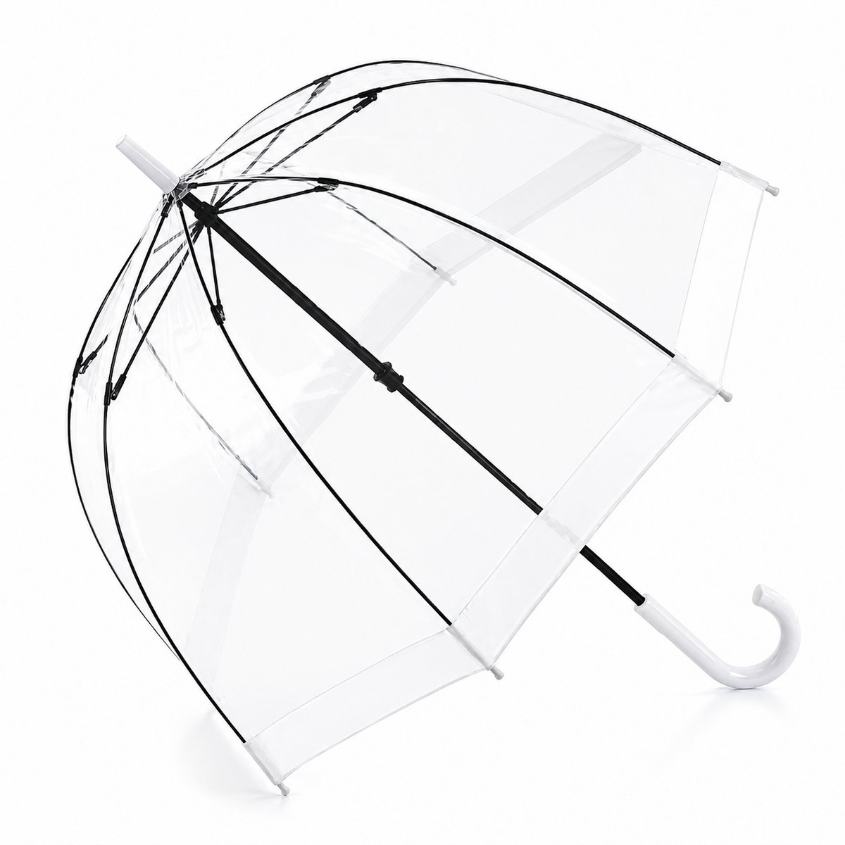 Fulton Birdcage Clear Dome Umbrella - Printed Promotional | MOQ 24 | Corporate Branding Available