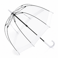 Fulton Birdcage Clear Dome Umbrella - Printed Promotional | MOQ 24 | Corporate Branding Available