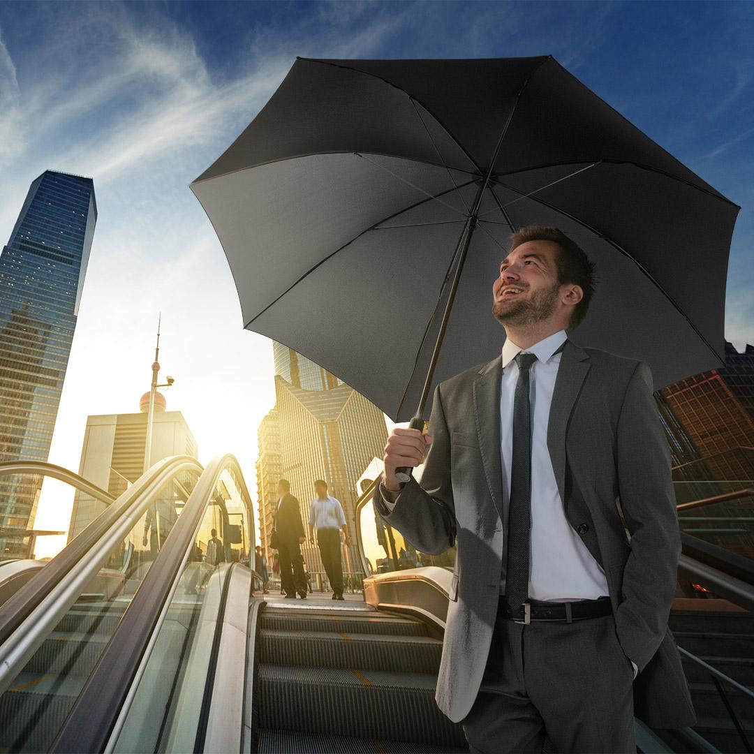 FARE Carbon UltraLight Golf Umbrella | 2 Colours | 130cm Canopy | Custom Print