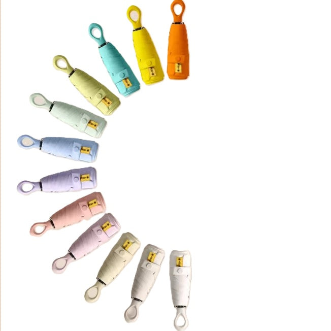 UW UPF 50+ Compact Travel Umbrella - Loop Hook