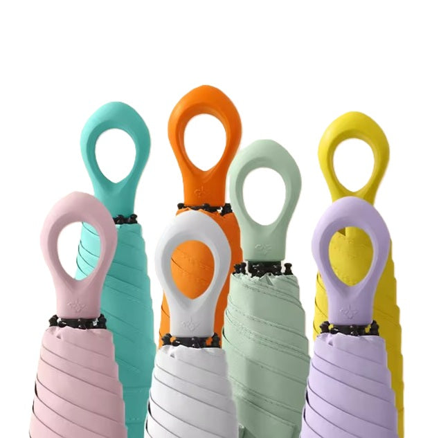 UW UPF 50+ Compact Travel Umbrella - Loop Hook