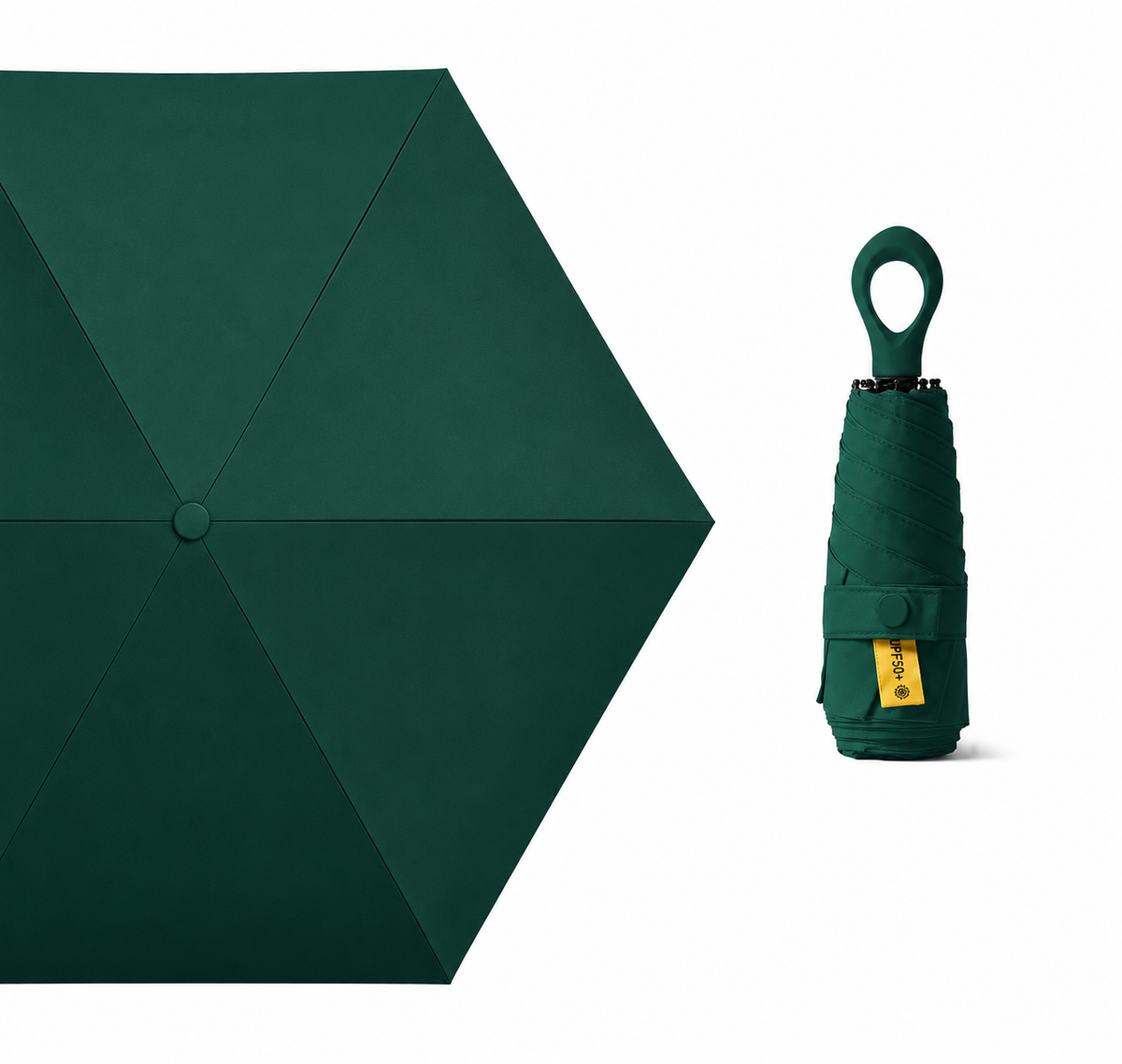 UW UPF 50+ Compact Travel Umbrella - Loop Hook