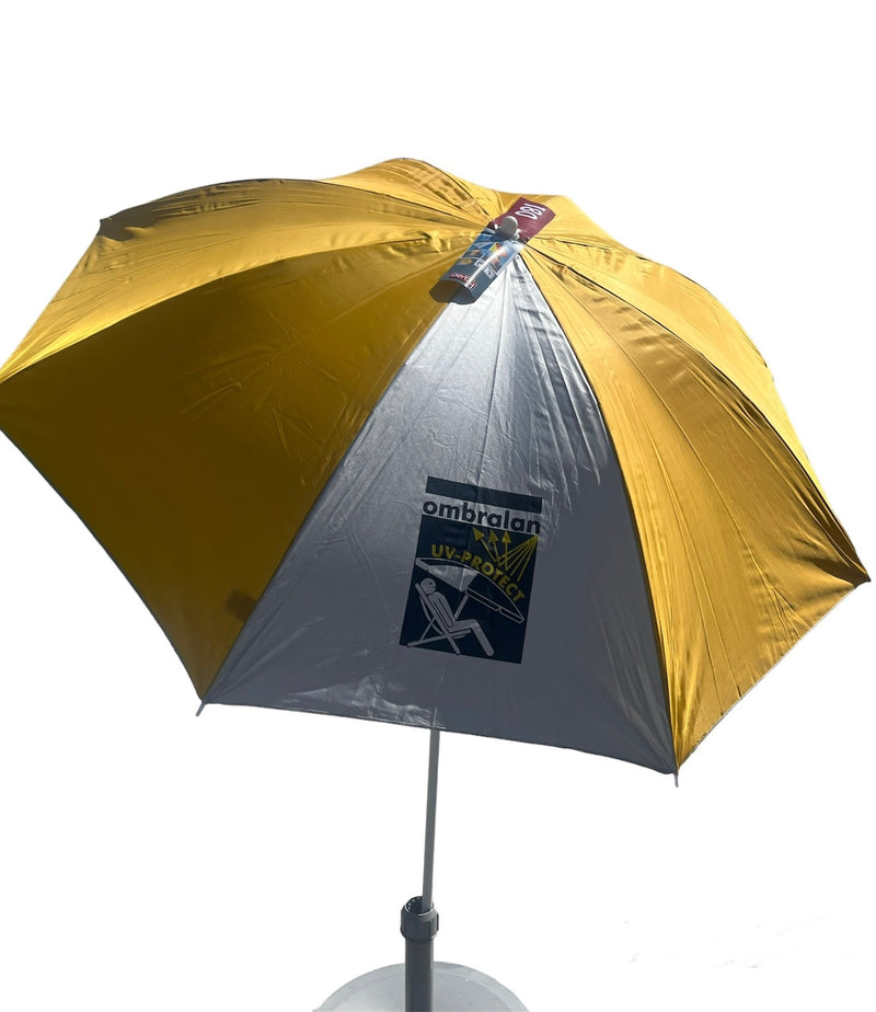 180 Budget Beach/Camping Parasol UV 50+ Sun Protection - Umbrellaworld