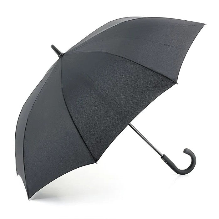 Fulton Knightsbridge Executive Walking Umbrella - Black | Auto Open | UPF 30+ UV Protection