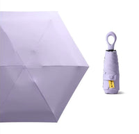 UW UPF 50+ Compact Travel Umbrella - Loop Hook