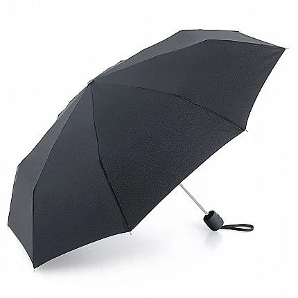 Fulton Stowaway 23 Men's Black Supermini Folding Umbrella | Extra-Large Cover | Compact to 24cm