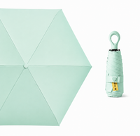 UW UPF 50+ Compact Travel Umbrella - Loop Hook