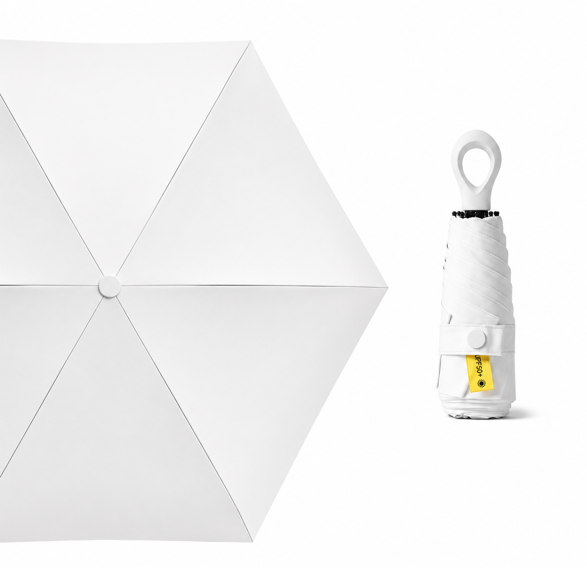 UW UPF 50+ Compact Travel Umbrella - Loop Hook
