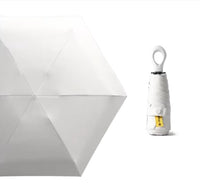 UW UPF 50+ Compact Travel Umbrella - Loop Hook