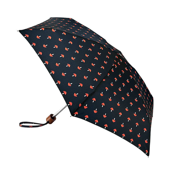 Fulton 'Tiny' Compact Folding Umbrella - Mushrooms