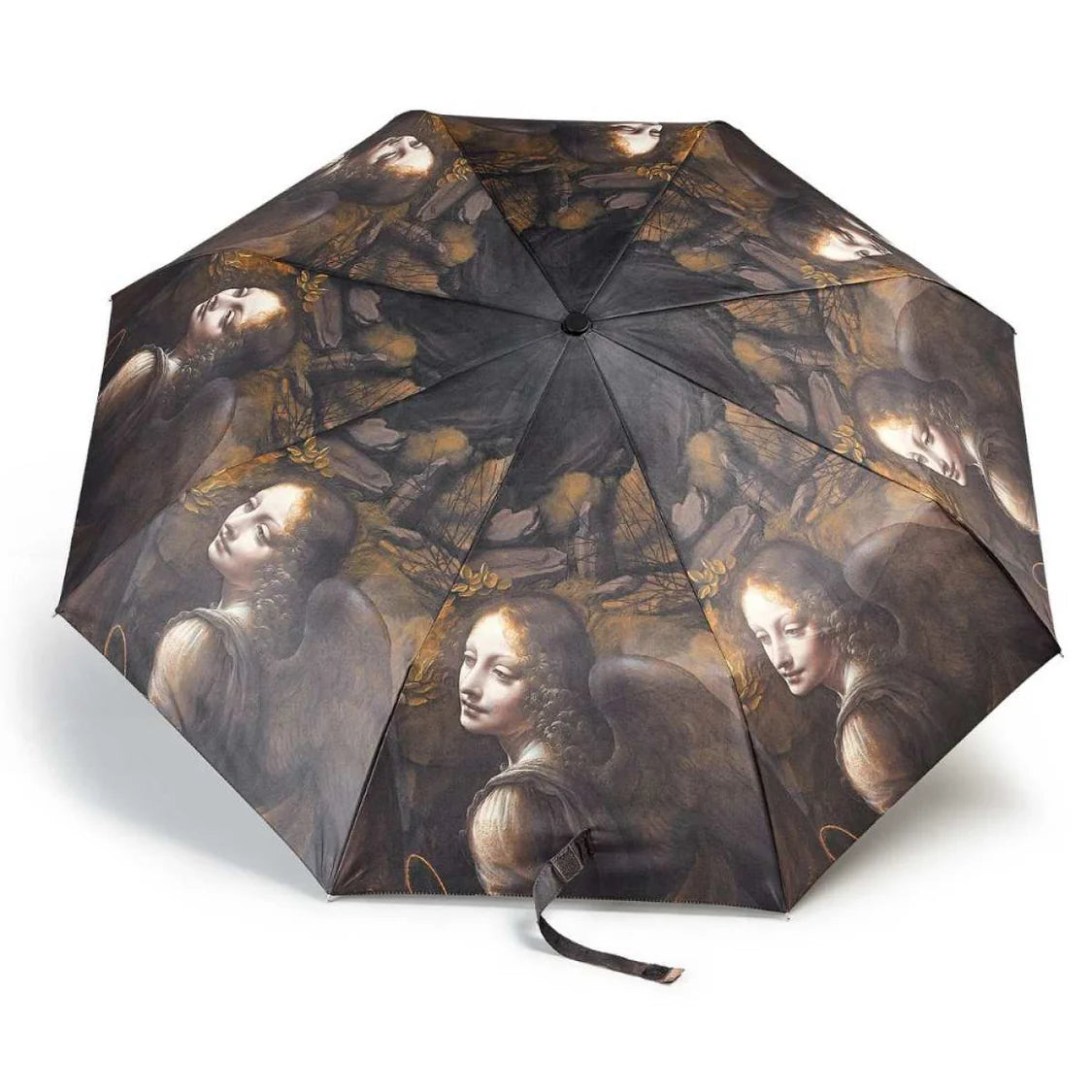 National Gallery x Fulton Minilite Umbrella - da Vinci Virgin of the Rocks - Umbrella World