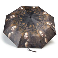 National Gallery x Fulton Minilite Umbrella - da Vinci Virgin of the Rocks - Umbrella World