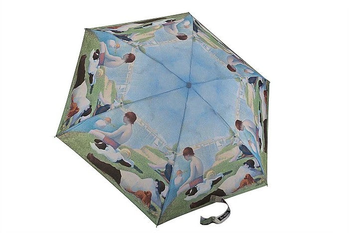 National Gallery x Fulton Tiny Umbrella - Seurat Bathers | Art Print Pocket Size | Just 160g