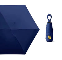 UW UPF 50+ Compact Travel Umbrella - Loop Hook