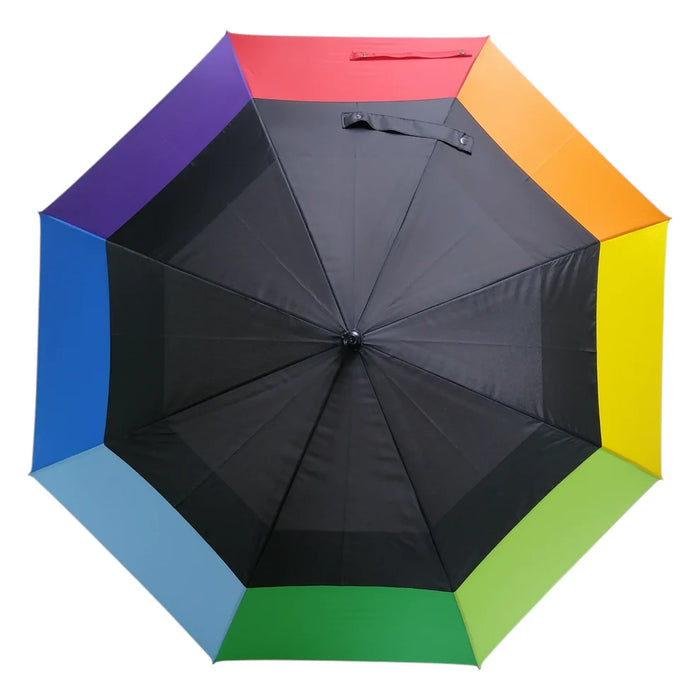 Rainbow Vented Auto Golf Umbrella