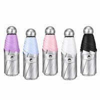 UPF 50+ Silver Reflective Compact Travel Umbrella | Heat-Reflecting Outer | 93cm Canopy | 297g