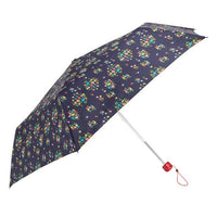 Totes ECO Tiny X-tra Strong Folding Umbrella - Mini Flower Stems | 5-Section | Just 16.5cm and 214g