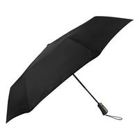 Totes ECO X-tra Strong Plus AOC Umbrella - Black | UPF 50+ UV Protection | Anti-Microbial Handle