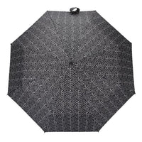 Totes ECO Wind Resistant 'X-tra Strong' AOC Umbrella - Black & White Drops