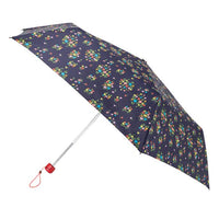 Totes ECO Tiny X-tra Strong 5 Section Folding Umbrella - Mini Flower Stems